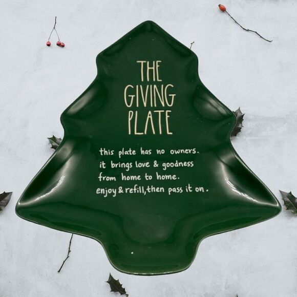 Rae Dunn the giving plate - Picture 1 of 2